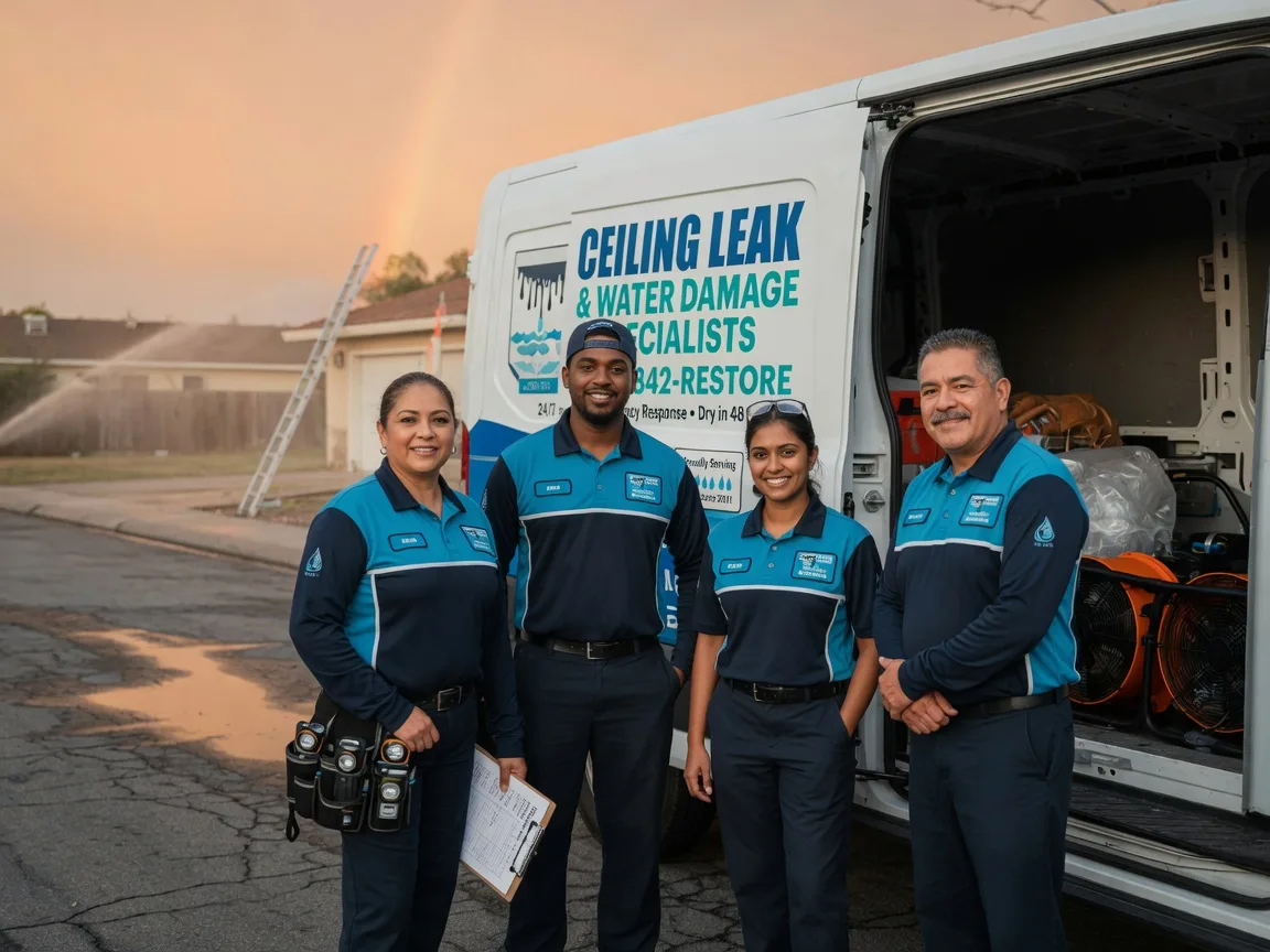Ceiling Leak Cleanup company in Springfield, VT